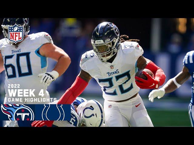 Tennessee Titans vs. Indianapolis Colts | Week 4 2022 Game Highlights