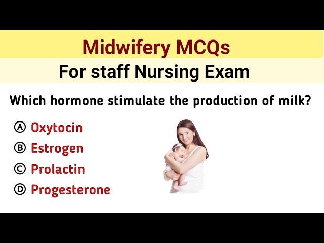 Midwifery nursing mcq | gynecology mcq | midwifery mcq for staff Nursing Exam | midwifery mcq