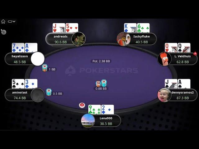 SCOOP 31-H $1K Lena900 | Lex Veldhuis | aminolast  - Final Table Replay