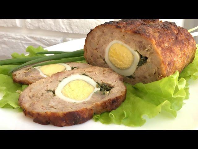 Вкуснейший Мясной Рулет с Яйцом!