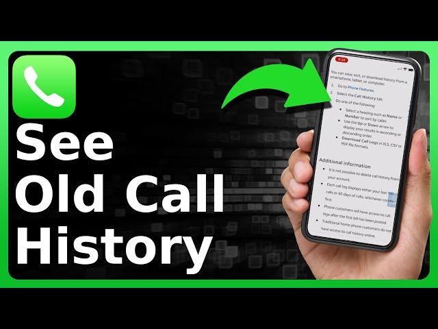 How To See Old Call History On iPhone