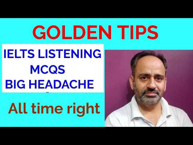 Ielts listening tips | MCQ | Toppers world