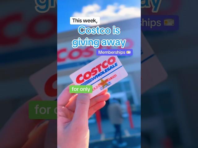 How to get a Costco Membership this week for only $15….