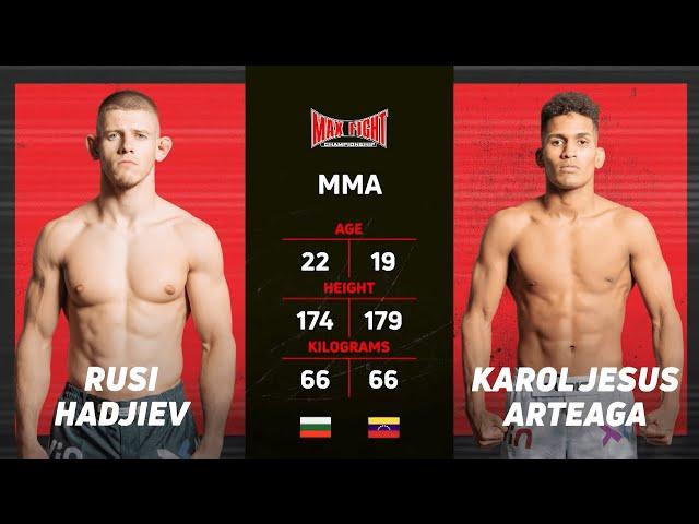 Rusi Hadjiev VS Karol Jesus Arteaga| MAX FIGHT 60