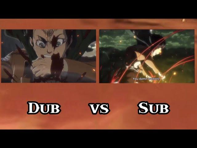 Damn you, you traitors!  Dub vs Sub