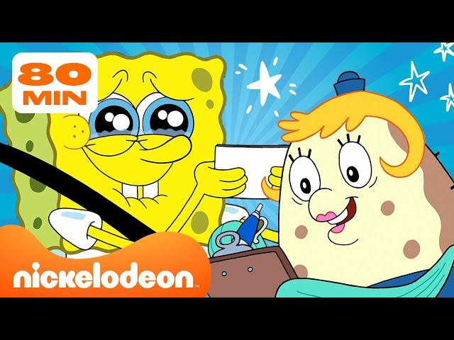 Губка Боб | Назад в школу с "Губка Боб"!  | 60+минутная подборка | Nickelodeon Cyrillic