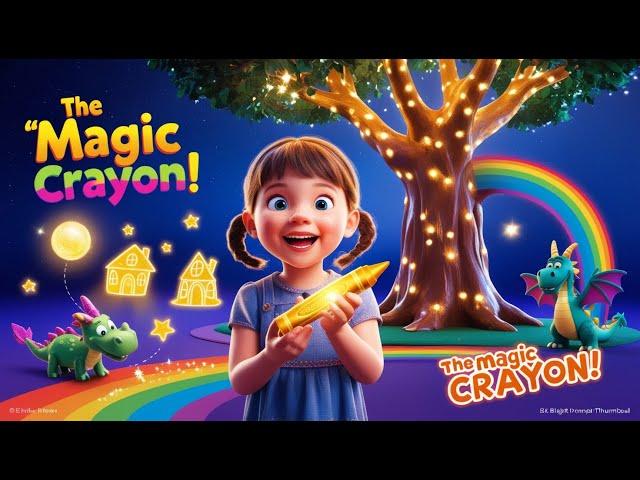 "The Magic Crayon  | Enchanting Kids Story About Creativity and Magic!”