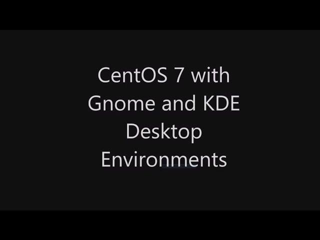 Verne’s Misadventures: CentOS 7 Overview