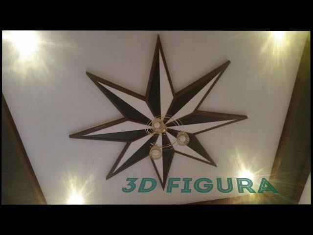 Potolokka qilingan 3D figura | Потолокка килинган 3д фигура