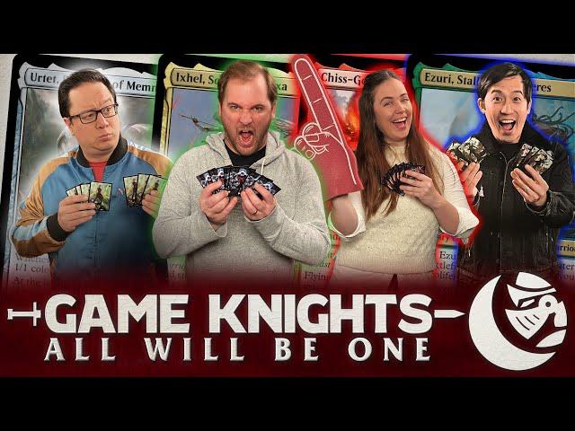 All Will Be One: Ixhel vs Ezuri vs Urtet vs Chiss-Goria | Game Knights 60 | Magic Commander MTG EDH