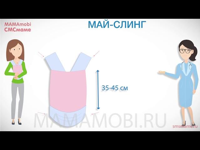 Как выбрать слинг для малыша. Слинг с кольцами. Слинг-шарф. Эргорюкзак. Май-слинг. MAMAmobi 2019