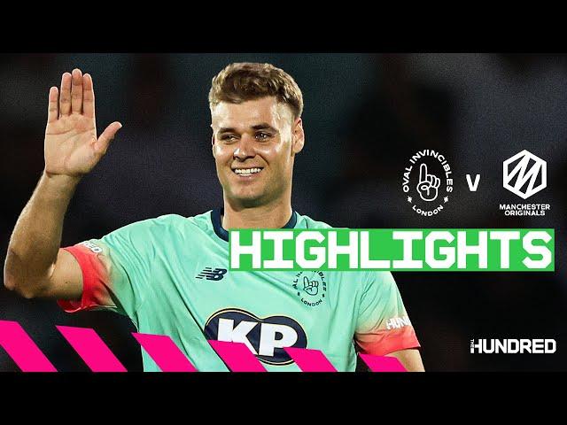 Johnson's Incredible Debut | Highlights - Oval Invincibles v Manchester Originals | The Hundred 2023