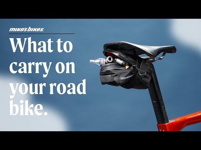 What do you carry on your road bike? Beginners, start here!