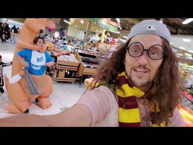 HALLOWEEN CANCELLED! NOVEMBER Trick or Treating in PUBLIX! (FV Family Harry Potter Costume Vlog)