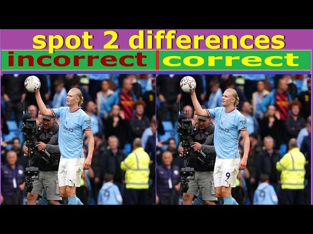 spot 2 differences | new iq test for real fan of football,top soccer players.3z