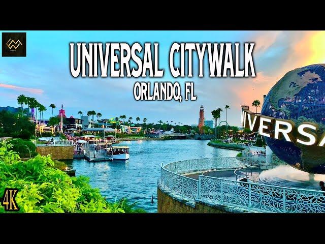 Universal CityWalk Orlando Walking Tour [4k]