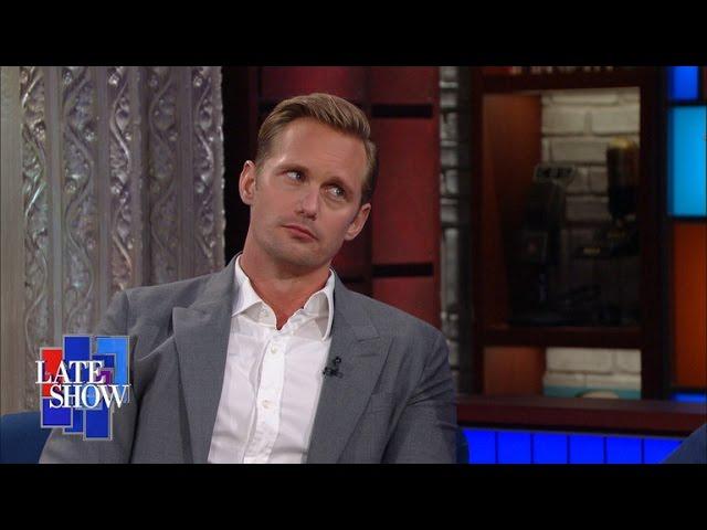 Alexander Skarsgård Chokes Up When Recalling His Cheat Day