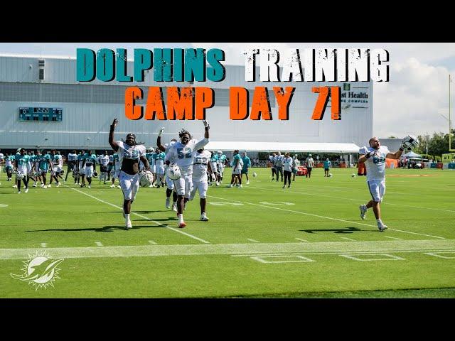 Miami Dolphins 2024 Training Camp Day 7! | NO SNAPPING ISSUES!