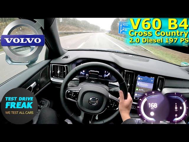 2023 Volvo V60 Cross Country B4 AWD 197 PS TOP SPEED AUTOBAHN DRIVE POV