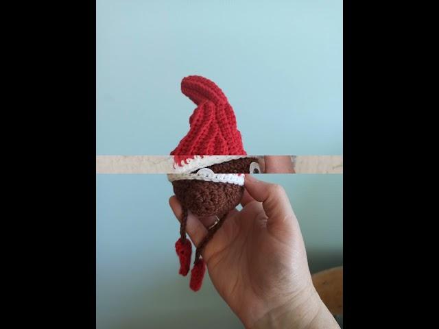 Связался гномик Скини #crochet #вязаниекрючком #handmade #diy