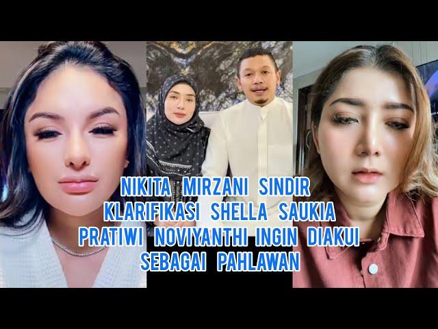 Nikita Mirzani Sindir Klarifikasi Shella Saukia!! Pratiwi Noviyanthi Ingin Diakui Sebagai Pahlawan