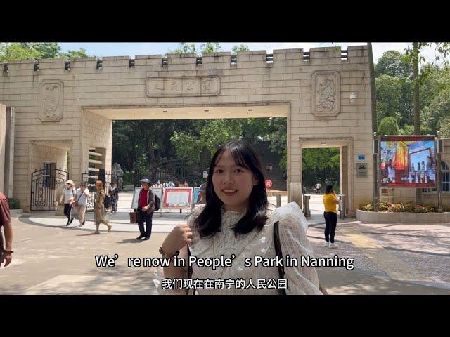 Girls' Daily Vlog|the People's Park in Nanning