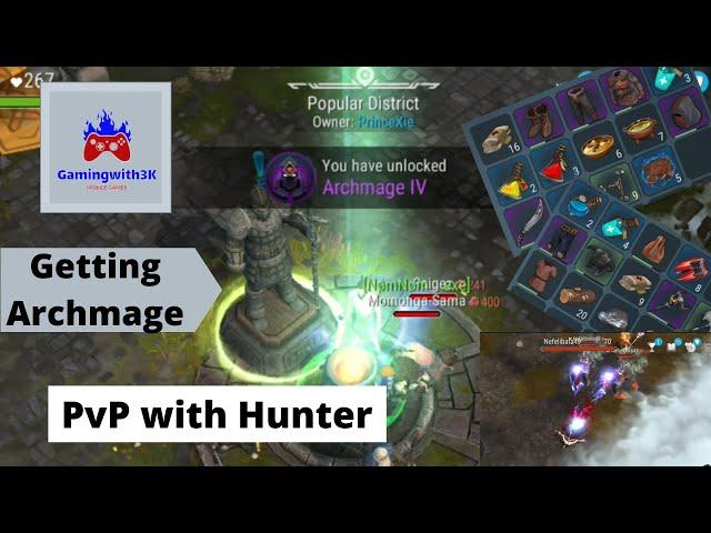 PvP with hunter 3 | Unlocking Archmage | Gamingwith3K