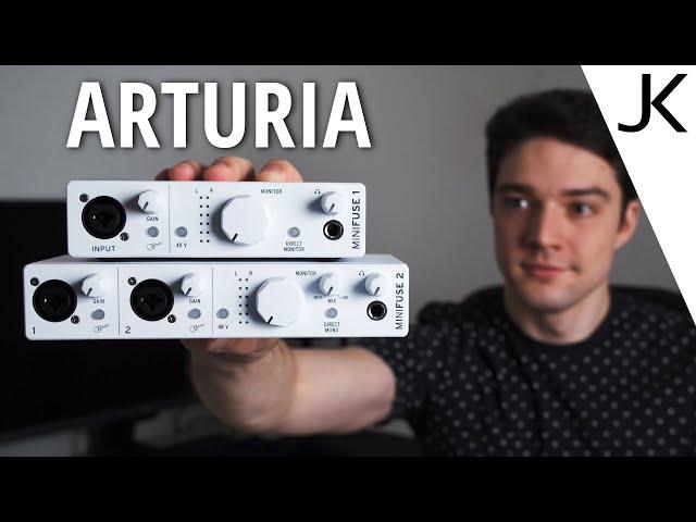 Arturia MiniFuse 1 and 2 USB Audio Interface - REVIEW (sound test)