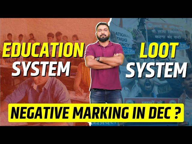 What About NEGATIVE MARKING In December??? Answer Key FRAUD ! Vineet Sir with Offline Students !