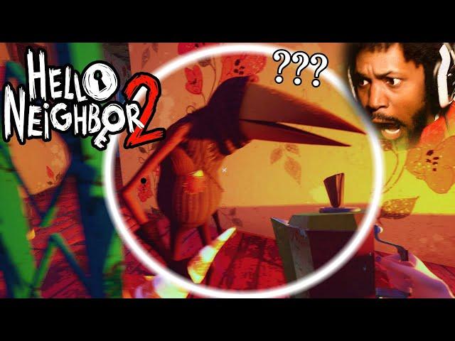 NEIGHBOR HORROR GAME SEQUEL.. WHAT IS CHASING ME!? | Hello Neighbor 2 Gameplay