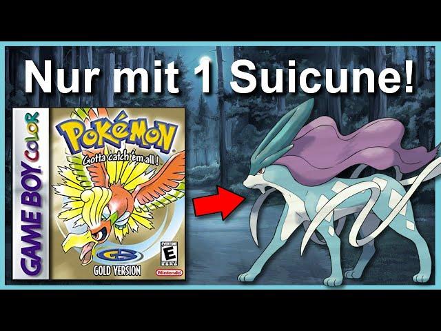 Kann man Pokemon Gold/Silber mit NUR einem SUICUNE durchspielen? (+ So wenig Kämpfe wie möglich)