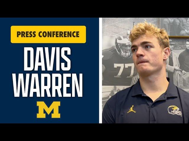 Davis Warren On Plans For Future, Bryce Underwood At Practice, More | Michigan Football #GoBlue