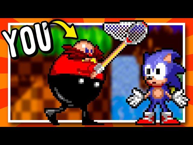 Sonic, but you are Robotnik/Eggman (Sonic Rom Hack)