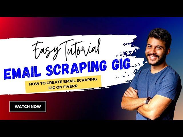 How To Create Email Scraping Gig On Fiverr || Create Email Scraping Gig Easy Method