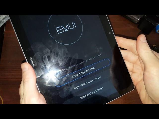 Huawei MediaPad T3 10 AGS-L09 hard reset сброс настроек графический ключ пароль тормозит зависает