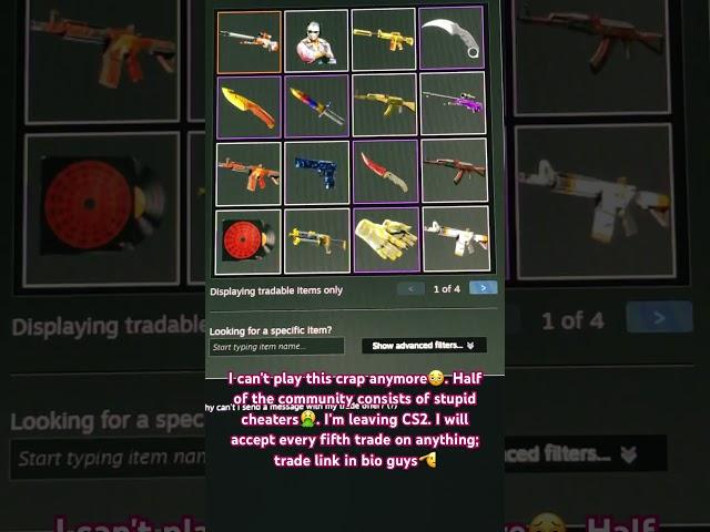 I'm leaving CS2, you guys can take this #cs2trade #csgo #csgomoments #cs2clips #csgoclips #cs2
