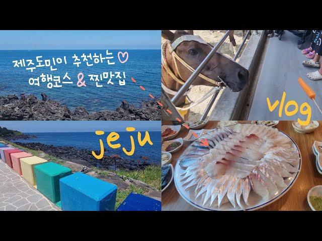 SUB) 제주 가족여행 vlog  제주도현지인추천 2박3일 가족여행코스 로컬 현지 제주공항근처 맛집 횟집 추천 브이로그 jeju island trip vlog