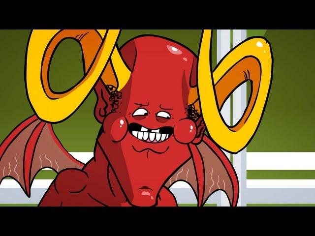 Leo and Satan - Leo Goes to School - Oney Cartoons