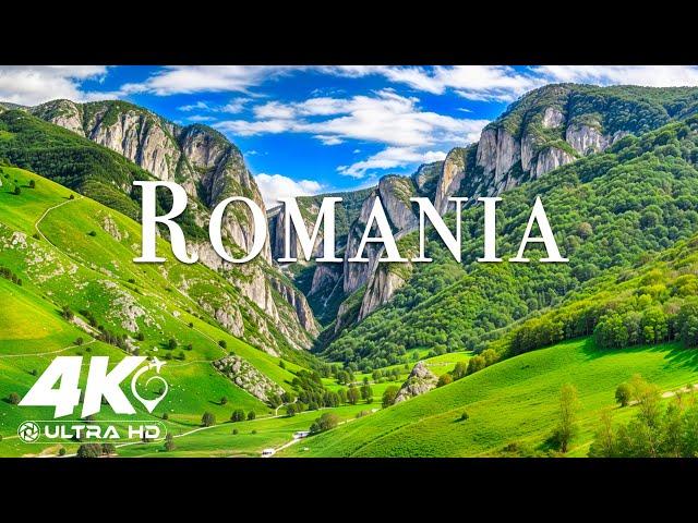 FLYING OVER ROMANIA (4K UHD) - Relaxing Music Along With Beautiful Nature Videos - 4K Video Ultra HD