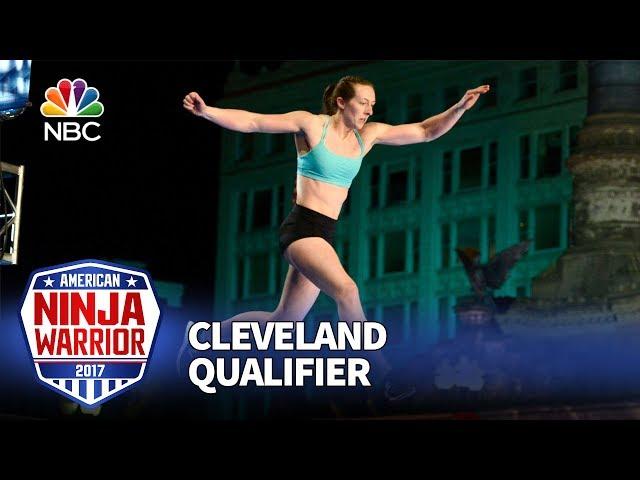 Allyssa Beird at the Cleveland Qualifiers - American Ninja Warrior 2017