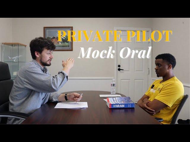 Private Pilot Checkride Mock Oral