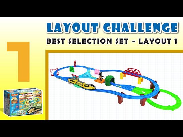 PLARAIL BEST SELECTION SET 2023 ver.：Layout 1