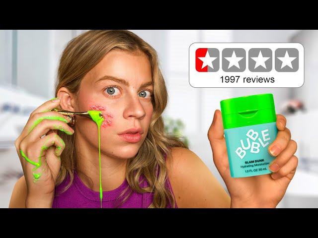 RATING POPULAR SKINCARE PRODUCTS! *shocking results*