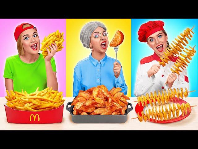 Me vs Grandma Cooking Challenge | Kitchen Hacks and Tricks by Multi DO Challenge