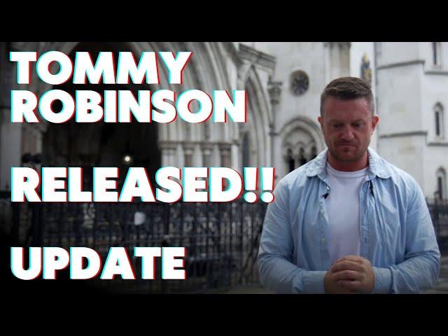 TOMMY ROBINSON RELEASED ON BAIL !!! Latest Update & Call From Tommy