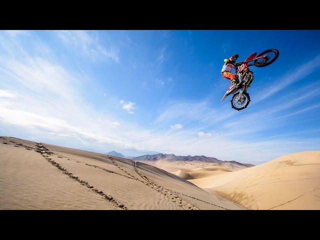 A Freeride Motocross Paradise in the Dunes of the Mojave