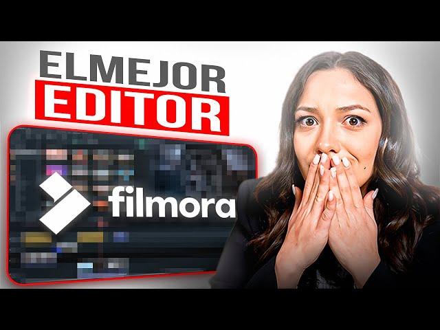 Cómo editar vídeos para YouTube [Tutorial Filmora] + IA 