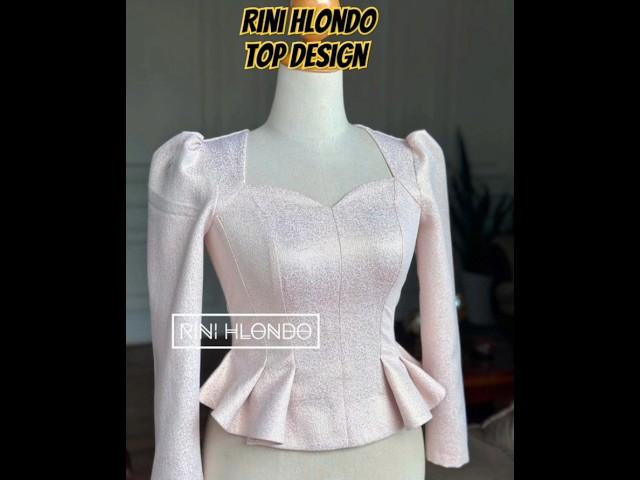 Rini Hlondo Top Design #sundaydress #zotrends #mizosundaydress