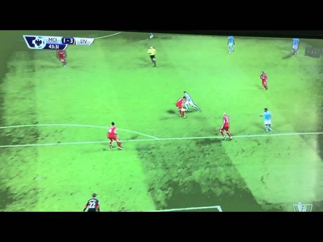 Sergio Aguero goal vs Liverpool