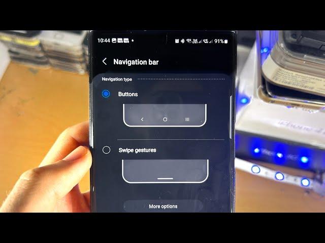 How To Change Navigation Bar/Buttons on Samsung Galaxy S23 Ultra!